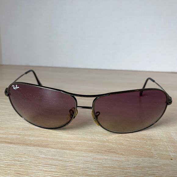 Ray-Ban RB3267 004/13 Sunglasses Silver Metal FRAMES ONLY 64-13 Made in Italy main image 7